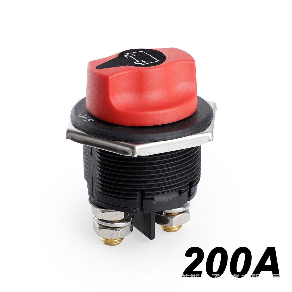 DC 12V 50A 100A 200A 300A Car Rally Battery Switch Disconnecter Power Isolator Cut Off Switch Kit For Truck Car Motorcycle Boat