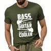 Brand Tshirts for Unisex Printed Unisex short sleeve tshirt Graphic Bass Its Like Guitar But Way Cooler Cool For Unisex Tee shirt
