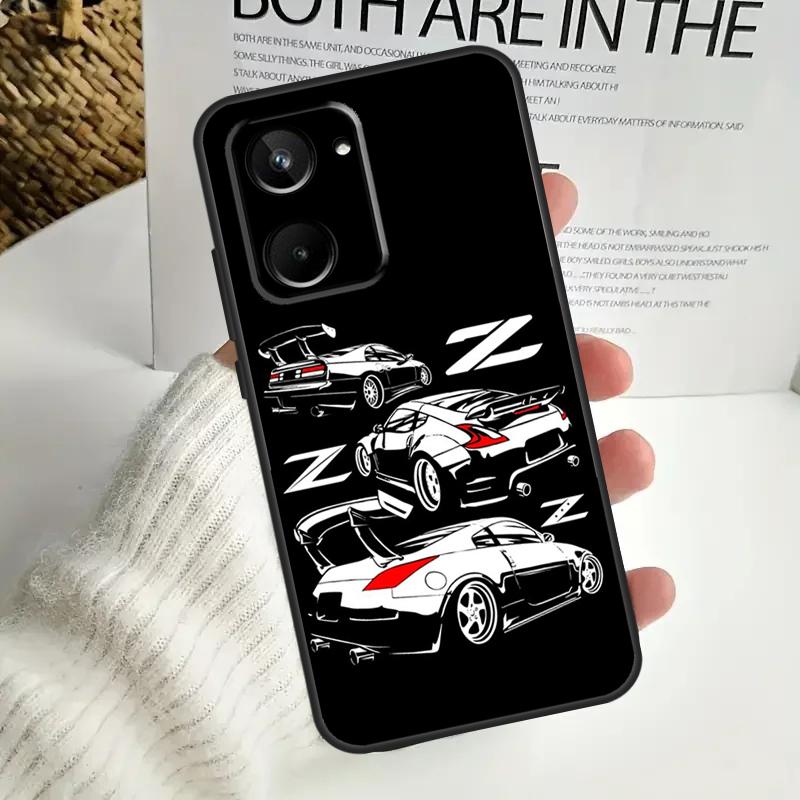 350Z Fairlady Case For Realme 9 10 11 12 Pro Plus GT5 GT Neo5 C21Y C25s C30 C31 C33 C35 C51 C53 C55 C67