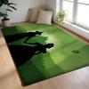 W-W-WickedS Musical Broadway Drama Floor Mat Soft Flannel Floor Mat Non-Slip Absorbent Rug For Home Bedroom Bathroom