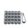 17mm 20Pcs/lot Wheel Lug Bolt Center Nut Covers Caps for Skoda Octavia A5 A7 1 Rapid Fabia Yeti Superb Accessories