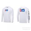 Mens Hooded Quick-Dry Fishing Shirt Outdoor Breathable Sun Protection Top Pelagic Angling Wear