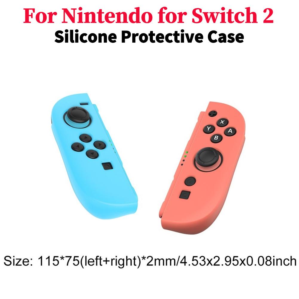 Для Nintendo Switch 2 Рукоятка-держатель для контроллеров Joy-Con Силиконовый защитный чехол Противоскользящие защитные накладки для игрового контроллера NS 2