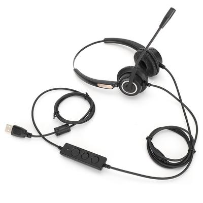 510D USB компьютерные наушники телефон оператор гарнитура регулируемая удобная связь