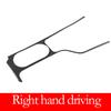 LHD/RHD Soft carbon fiber For Ford Ranger Wildtrak 2015-2025 Car Center Control Shift Panel Frame Trim Sticker Car Accessories