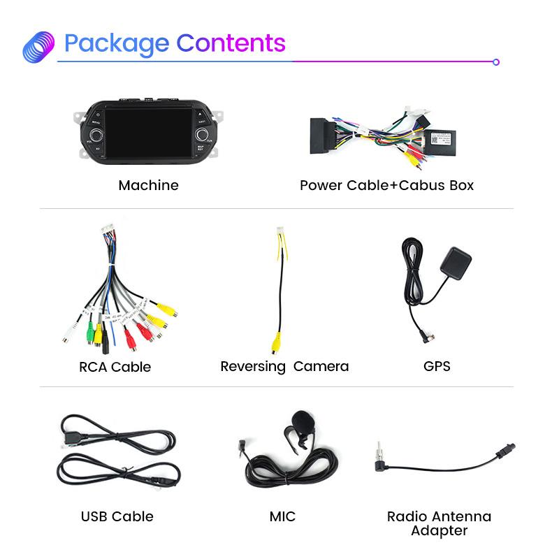 Navifly For FIAT TIPO EGEA 2015-2017 Car Radio Multimedia Video Player Navigation Carplay Stereo GPS Android Auto Systems 2din