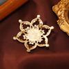 Vintage National Style Flower Brooch for Unisex Badge Pin Jewelry Party Office Gifts