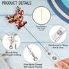 Christmas Retractable Badge Clip for Office, Medical, and Education Professionals.