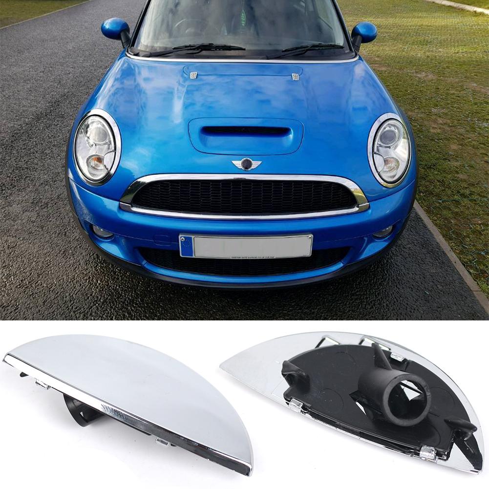 Car Headlight Washer Nozzle Cover Left Right 63126922155 63126922156 for Mini Cooper R50 R52 R53 01-06
