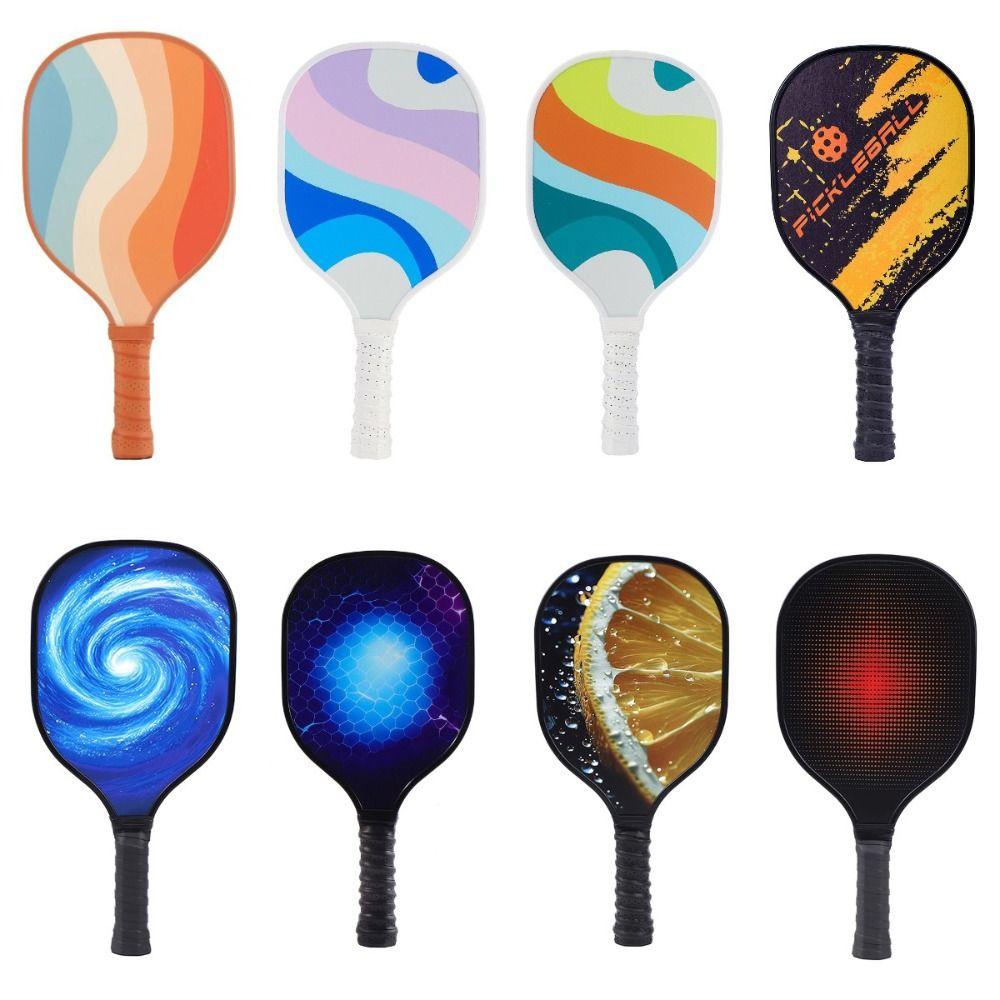Деревянные ракетки для пиклбола с ребристой ручкой, тренировочное оборудование для пиклбола, ракетка для пиклбола для мужчин
