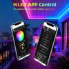 DOMRAEM ESP32 4 Output WLED Controller 16A Fuse & Level Shifter Sound Sync Compatible with WS281x Digital RGB IC LED Strip Light