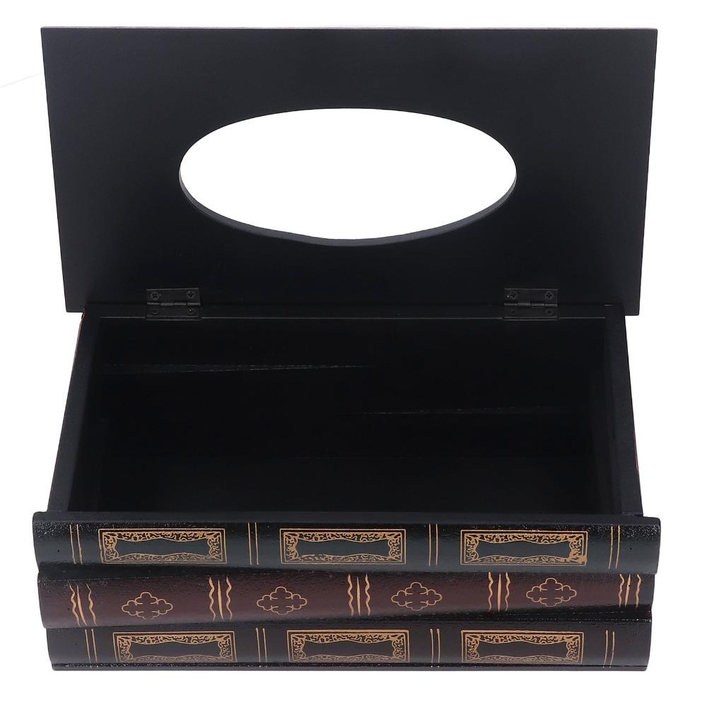 Wooden Paper Napkin Dispenser Rectangular Novelty Napkin Holder  Kitchen Counter