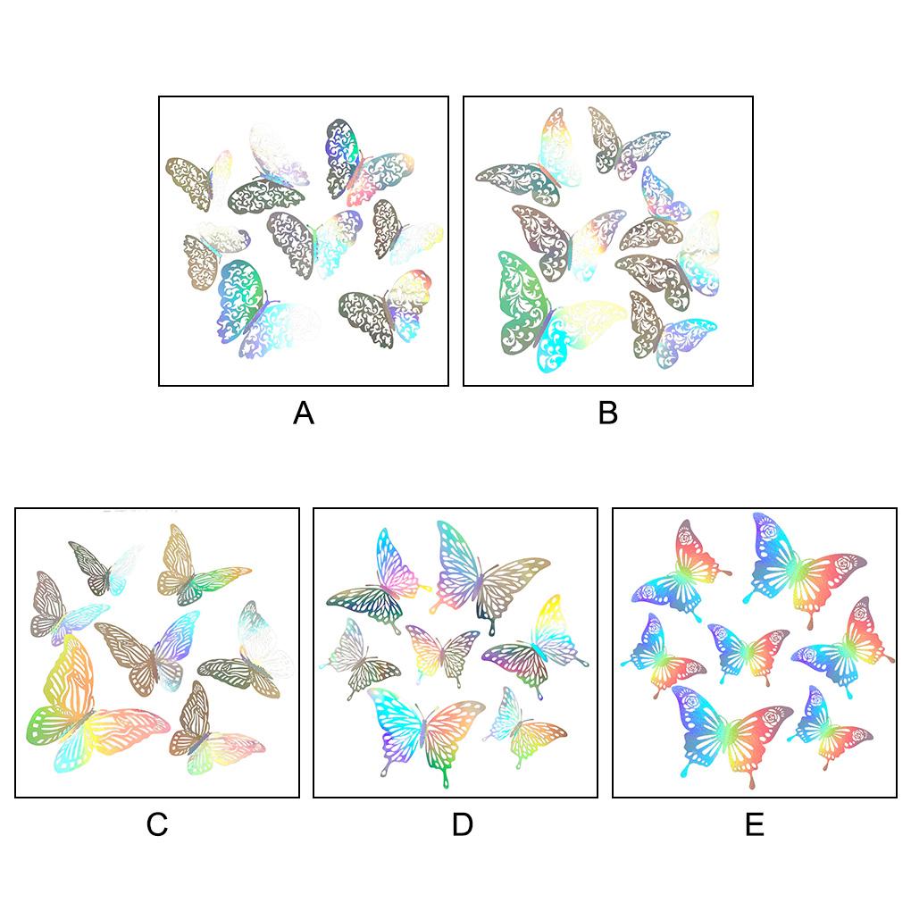 Упаковка из 12 наклеек на стену, самоклеящиеся наклейки, наклейки на насекомых, съемные наклейки на дверь спальни, холодильник, вечеринку