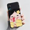 Милый Мультяшный Чехол Для ZTE Blade A71 Чехол-Крышка Для Optus X Swift 5G Печатный Корпус Защитная Крышка Мягкий Силикон Черный Корпус