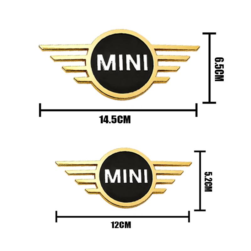 3D Car Chrome Emblem Sticker Auto Trunk Decoration Badge Label For BMW MINI WORKS One Cooper JCW R60 R59 R58 R57 R56 R55 R53 R52