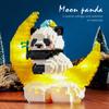 Giant Panda Menglan Fubo Flower Block Tiny Pellet Puzzle Toys