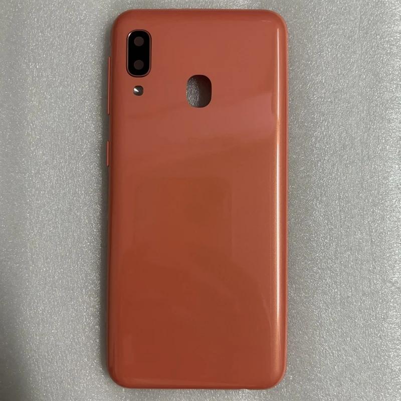 Задняя крышка для Samsung Galaxy 20E 20E 202 a202f a202ds задняя крышка аккумулятора корпус крышка чехол объектив камеры