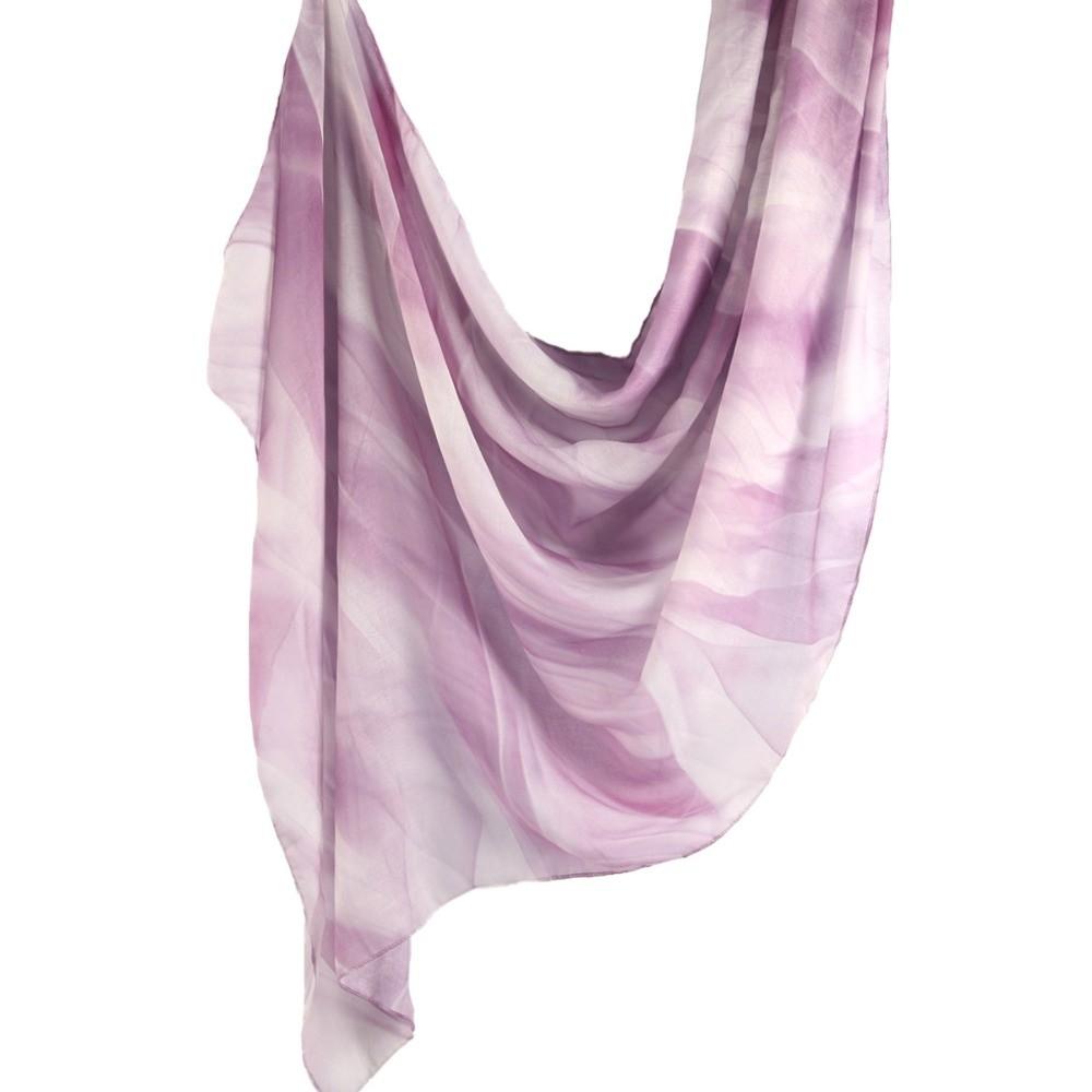 Soft Breathable Shawl Watercolor Series Long Wraps Fashion Indah Shawl Women