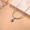 Waterproof Eye Necklace Titanium Demon Eye Earrings Blue Eyes Choker Chain  Lucky Jewelry
