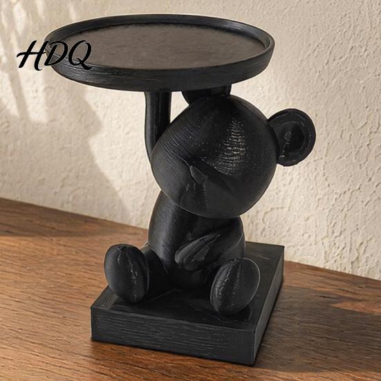 Поднос Белый Медведь 3D-печать Лоток для хранения Милый Животный Держатель для колец