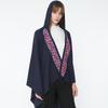Autumn and Winter Style Imitation Cashmere Scarf, Women's Retro Fringed Embroidered Hat, Thickened Shawl, Cape