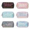 Reversible Double Color Mermaid Sequin Handbags Pen Bag Makeup Bag Cosmetic Storage Zipper Pouch