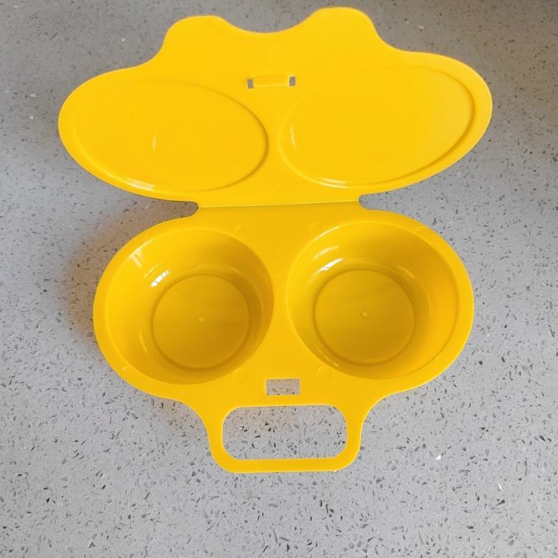 Portable Microwave Egg Steamer Reusable Plastic Cooking Mold Easy Clean Kitchen Gadget for Fast Breakfast Making