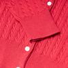 Polo Ralph Lauren Solid Color Single-Breasted Round Neck Cardigan Long Sleeve Kids Sweaters Red 313919829-003