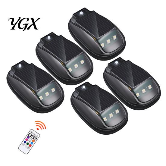 Vehicle Safety Light Solar Roof Strobe with Remote Control Waterproof Wireless LED Warning Smart Sensor for Trucks Cars Motorcycles Operated