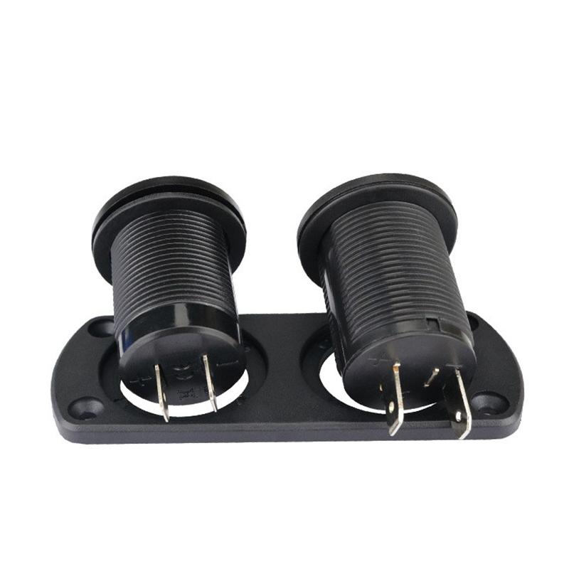 Автомобильная розетка прикуривателя 12 В с двойным зарядным устройством USB Установка автомобильной розетки