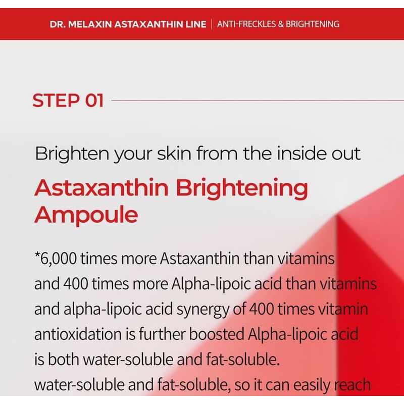 Dr.Melaxin - Astaxanthin Anti-Freckles & Whitening Capsule Cream