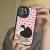 Cartoon Mafalda Leather Phone Case For IPhone 16 15 14 17 Pro Max 11 12 Mini Plus Soft Shell