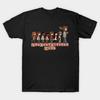 Азиатский размер Мужская черная футболка с принтом Stranger Things Рубашки The Babysitters Club 80-е Научная фантастика Пародия M11182 Термотрансферная печать без вырезания Хлопковая футболка