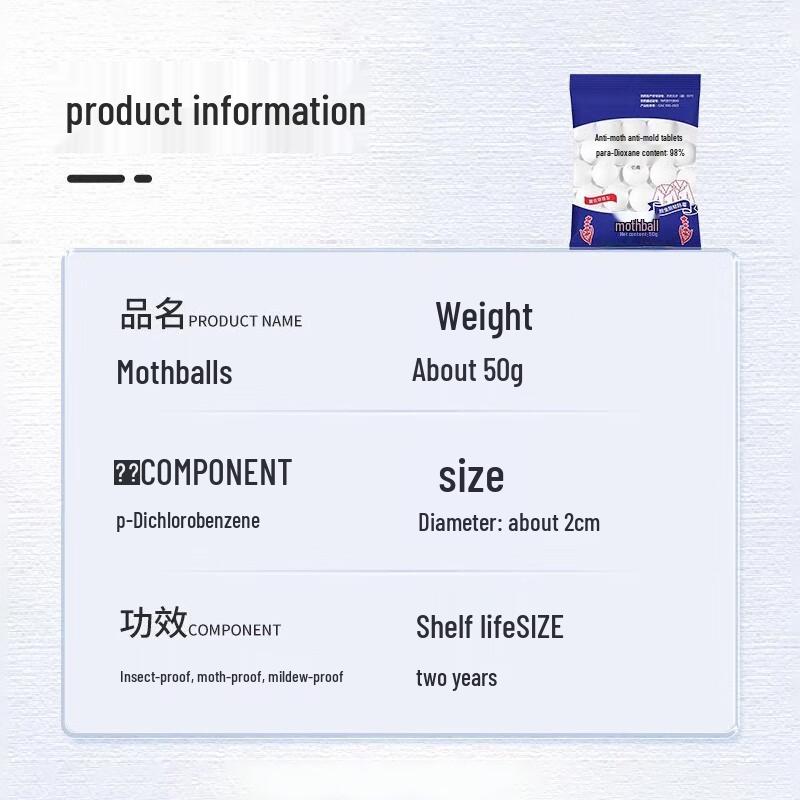 Шарики от моли и плесени с камфорой