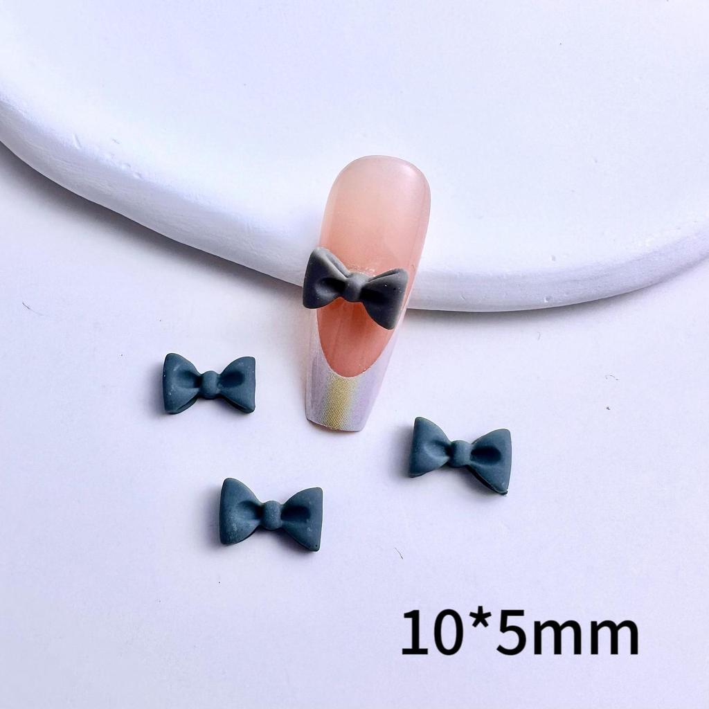New Resin 3D Bow Tie Nail Art Accessories Cute Mini Handmade DIY Materials for Girls