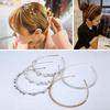 Повязка на голову Легкая Блестящие Стразы Сплав Двухрядные Повязки на голову для Вечеринки