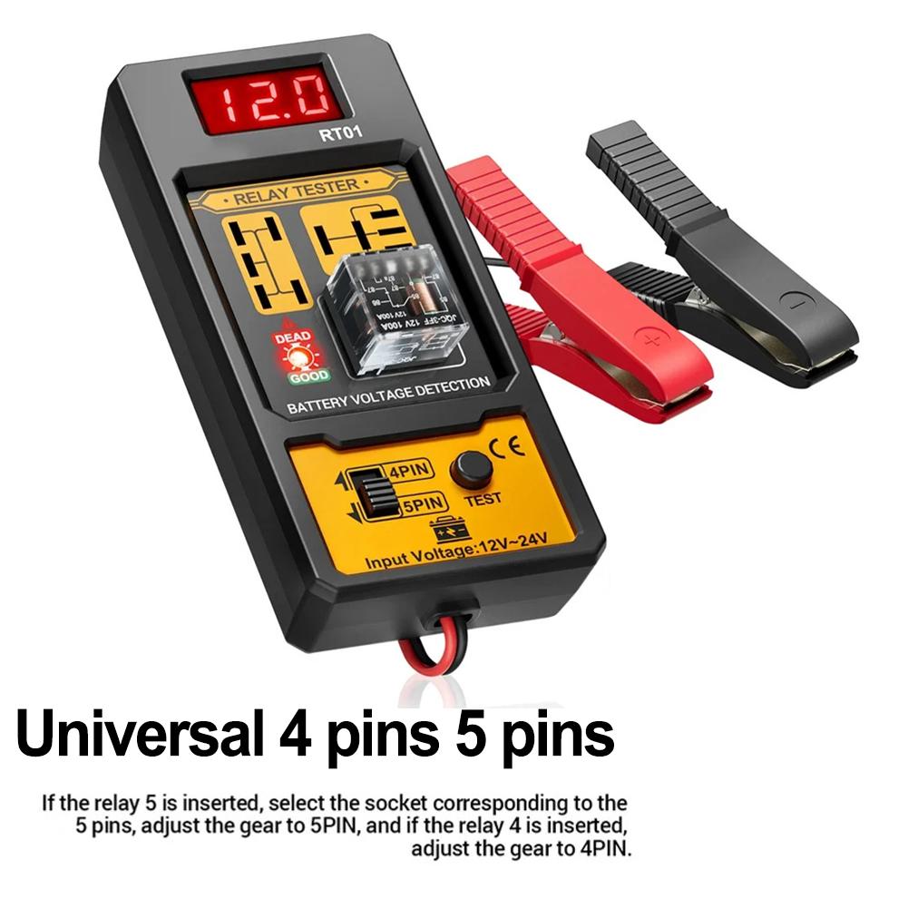 Car Battery Relay Tester Diagnostic Tool 1125V for Automotive Relay Analysis