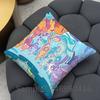 WWarrior Cats Square Cushion Pillow Case Sofa  BedroomLiving Room Backrest Multiple Sizes Washable Covers