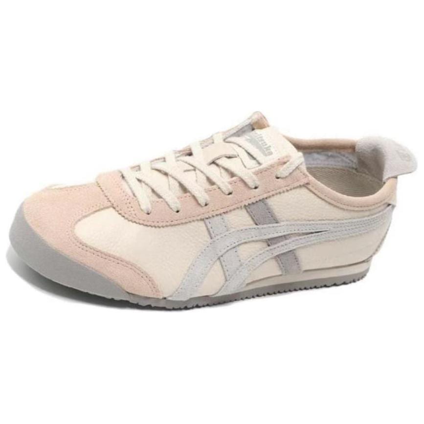 ONITSUKA TIGER MEXICO 66 Нескользящие Устойчивые к истиранию Низкие Повседневные Кроссовки Унисекс Бежевые 1183C076-252