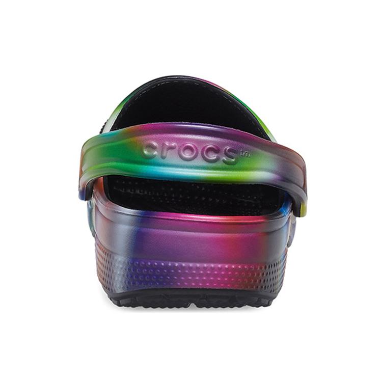 Crocs Разноцветные Crocs Пляжные Унисекс Мультиколор Черные Сандалии 207556-0C4