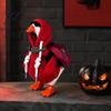 Creative Desk Decoration Items 7 Inch Goose Outfits, Red Hoodie Sunglasses Necklace Backpack Headset, Decorative Miniature Backpacks Mini Desktop