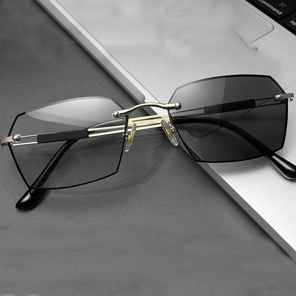 Мужские фотохромные очки с защитой от синего света, тонкая оправа, защита глаз, ультралегкие очки, прозрачные компьютерные очки