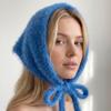 Triangular Wool Headscarf Retro Turban All-match Knitted Triangle Scarf  Female