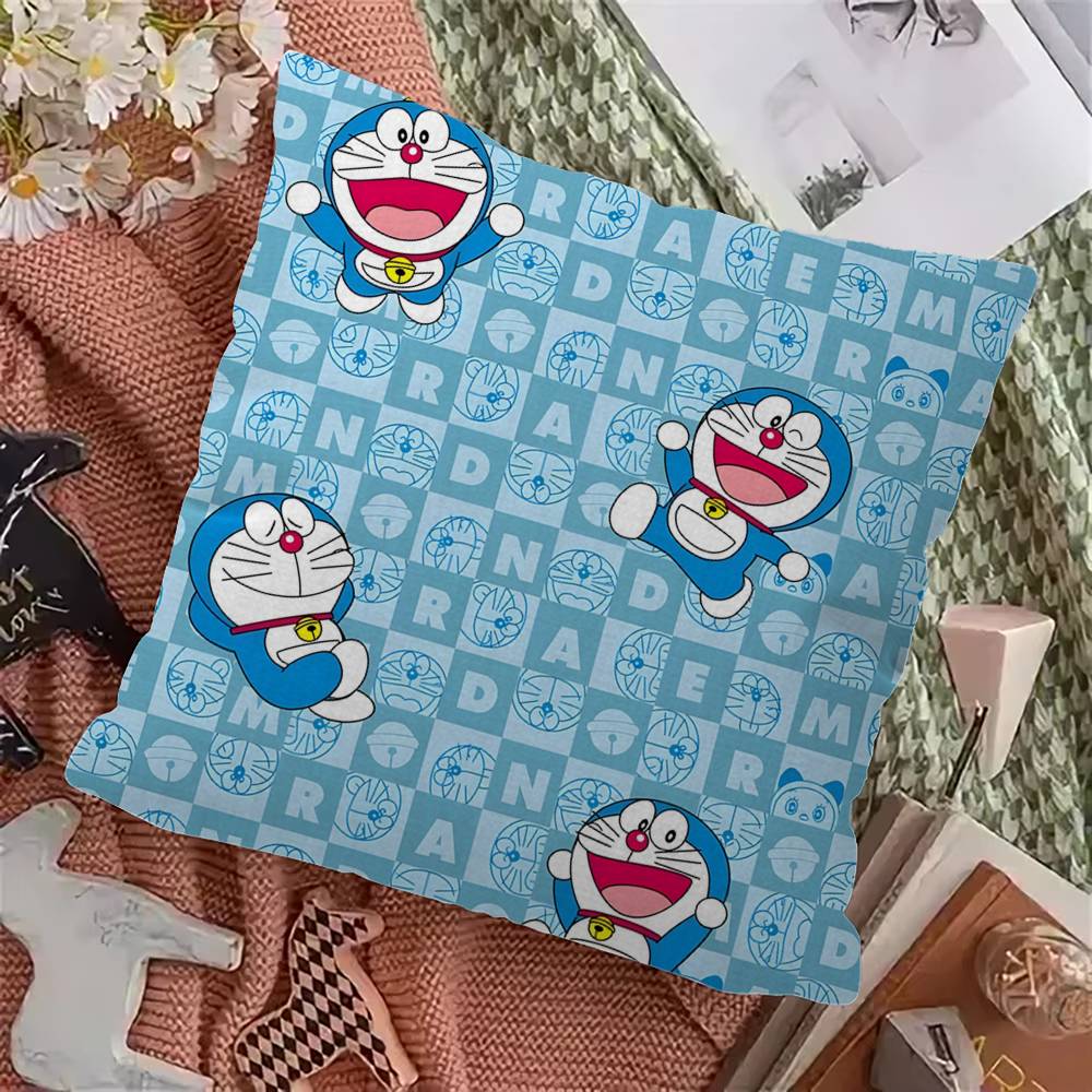 Funny DDoraemon Cartoon Personalized Picture Text Home Decorative Pillows Household Gifts xcm