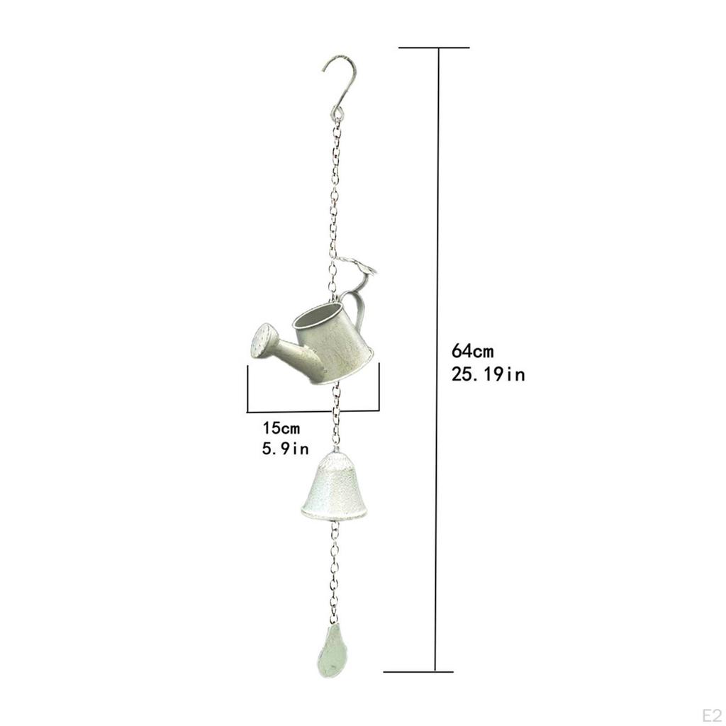 Подвесной железный колокольчик, винтажный колокольчик, металлический колокольчик для улицы, сада, двора, двора