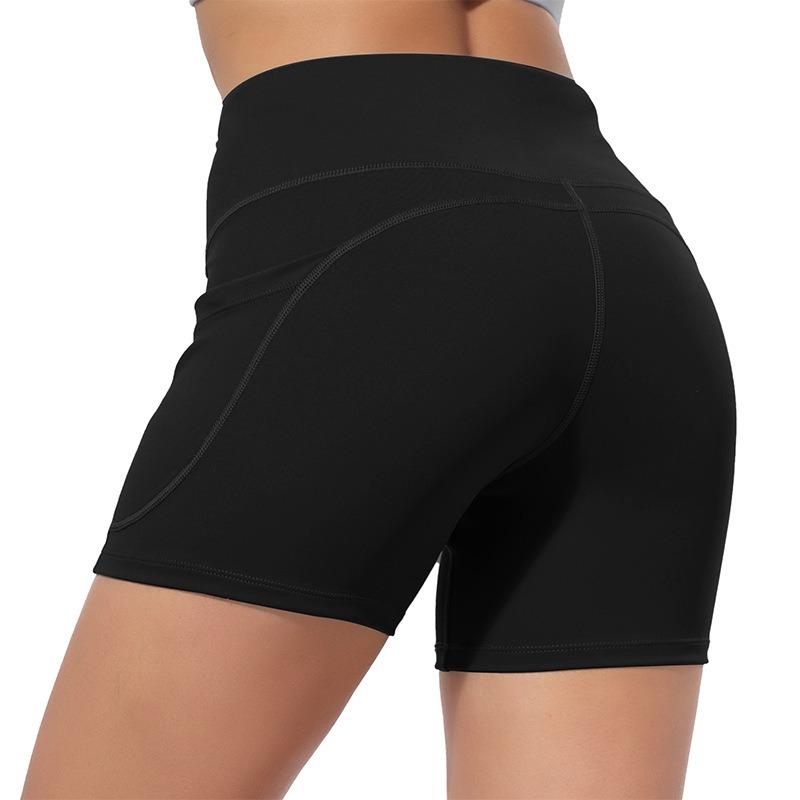 Women S High Elastic Tight Yoga Shorts For Fitness Running Cycling