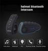 1200M Bluetooth Интерком Мотоциклетный Шлем Интерфон Гарнитура NFC Пульт Дистанционного Управления Полнодуплексная +FM