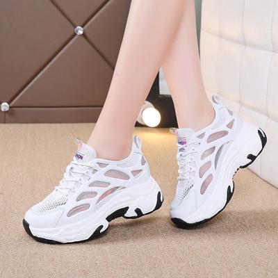 2024 Новое специальное предложение Модная универсальная повседневная обувь Весна и Осень Женская классическая сетчатая дышащая спортивная обувь кроссовки