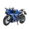 1/12 YAMAHA R1 Мотоцикл Сплав Игрушки-машинки Металлические литые модели Мотоциклы Модель со светом и звуком Транспортное средство для детей Подарки M33