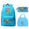 Новый мерч игры Dandy's world, персонализированная печать, школьный рюкзак из трех предметов для начальной и средней школы